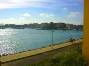 Appartement d'une chambre a Gruissan a 300 m de la plage avec vue sur la mer et wifi